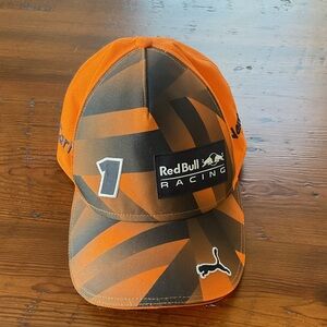 Red Bull Racing Orange and Black Cap